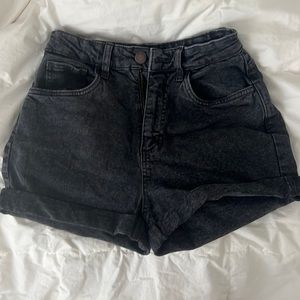 Cotton On Black High Rise Stretch Shorts